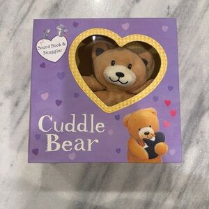 Cuddle‎ Bear Board Book & Snuggler Set NEW Book and Plush Lovey Gift Baby Shower